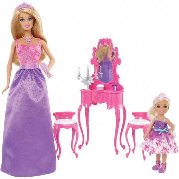 Princesas Barbie y Chelsea con playset Barbie Getting Ready for the Ball #2