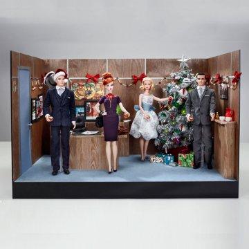 Barbie Loves the MAD MEN Office Holiday Party 4-Doll Display Set
