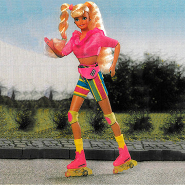 Muñeca Barbie Onda Roller (Estrela)