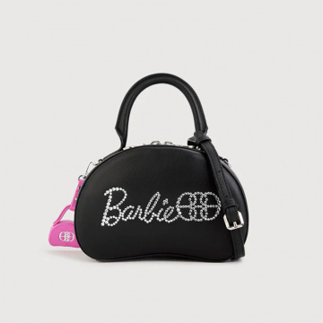 Satchel Bag Barbie™ x Bonia (Negro)