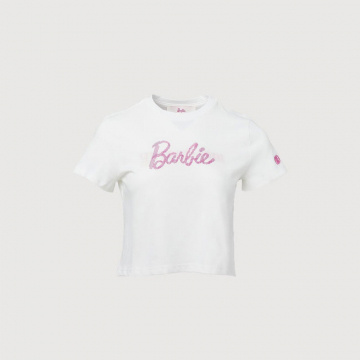 Plain T-Shirt Barbie™ x Bonia (Blanco)