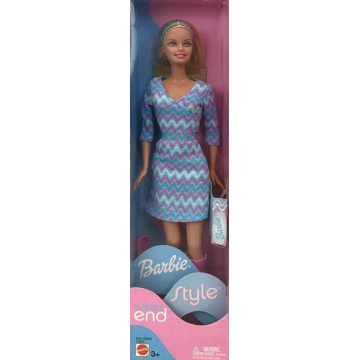 Muñeca Barbie Weekend Style (Vestido turquesa)