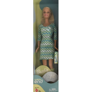 Muñeca Barbie Weekend Style (Vestido verde)