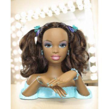 Cabeza de Peinado Barbie Arreglada y Pulida (AA)