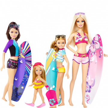 Surtido Pack surf Barbie y hermanas
