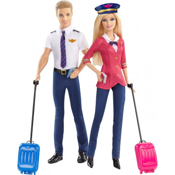 Set pack de 2 muñecas Barbie Profesiones