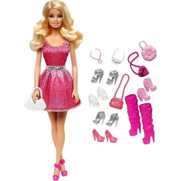 Muñeca Barbie y zapatos