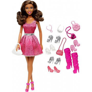 Muñeca Barbie y calzado (AA)