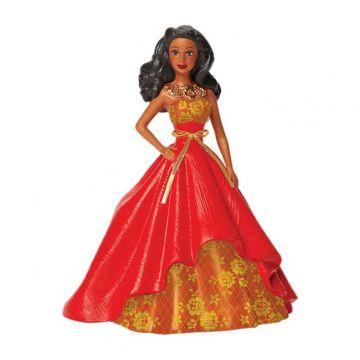 Ornamento Barbie 2014 Holiday - Afro Americana