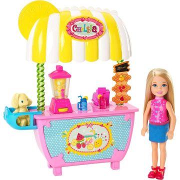Set de regalo Muñeca Chelsea y puesto de limonada Barbie