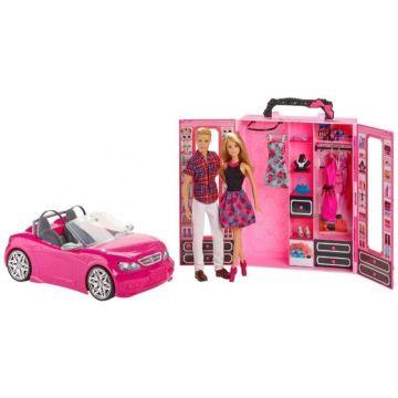 Muñecas, armario y vehículo Barbie