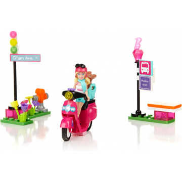 Mega Bloks Barbie Build 'n Play Scooter