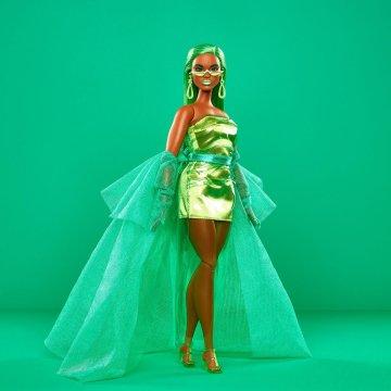 Muñeca Barbie Chromatic Couture Green