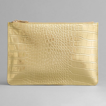 Clutch Croc Metallic Gold Barbie®