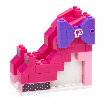 Mega Bloks Barbie Pink Building Tube
