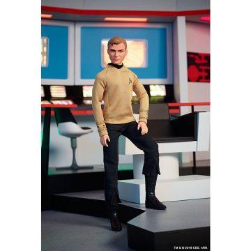 Muñeco Barbie Star Trek 50 Aniversario Capitán Kirk