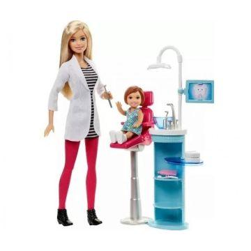 Set de juegos y muñeca Barbie Dentista
