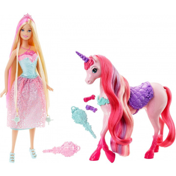 Barbie & Unicornio Endless Hair Kingdom