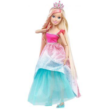 Muñeca Princesa Barbie Endless Hair Kingdom 17 pulgadas