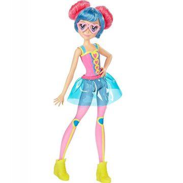 Muñeca con anteojos rosas de Barbie Video Game Hero
