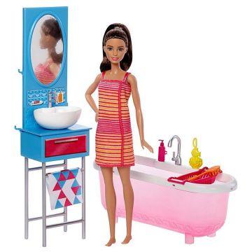 Muñeca Barbie y Mobiliario