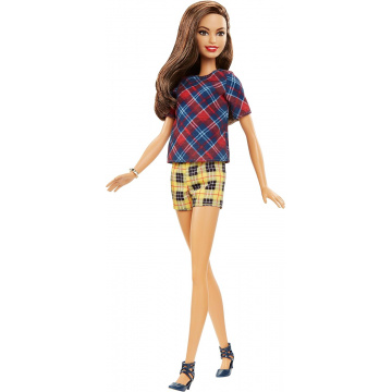 Muñeca Barbie Fashionistas Plaid on Plaid (tall)