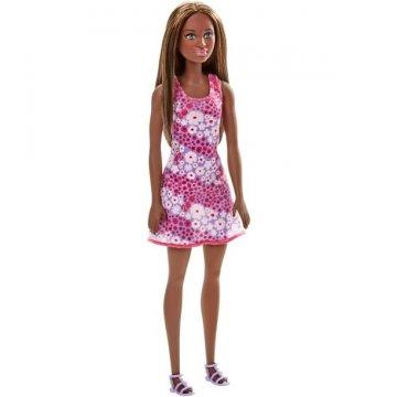 Muñeca Barbie básica con vestido de flores