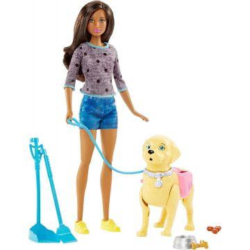 Barbie Cachorro paseo y baño