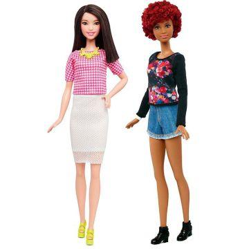 Set de regalo de 2 muñecas Barbie Fashionistas Tall