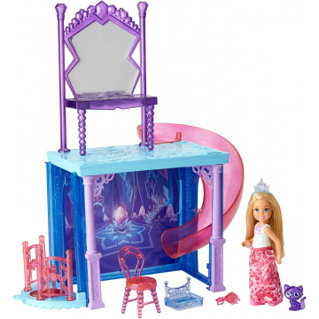 Set muñeca Chelsea y tocador Barbie Dreamtopia