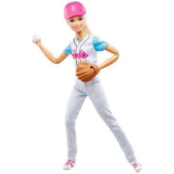 Barbie Made to Move Jugador de béisbol, Rubia con Mit