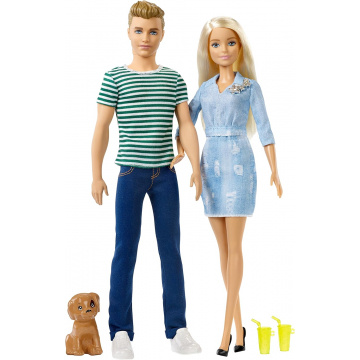 Set de regalo Barbie y Ken
