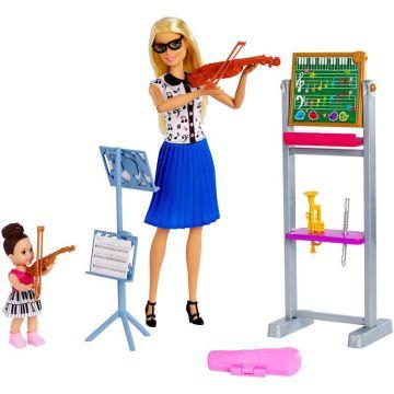 Muñeca Barbie Quiero Ser Profesora de Música