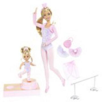 Muñecas Barbie y Kelly hermanas bailarinas