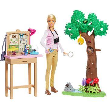 Conjunto de juego y muñeca Barbie Entomóloga