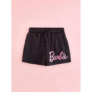 Shorts negros con lavado ácido G21 Barbie
