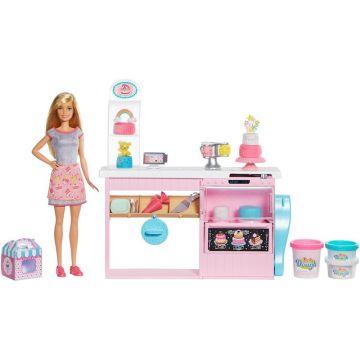 Conjunto de juego de pastelería de Barbie