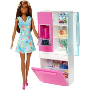 Set cocina con nevera Barbie
