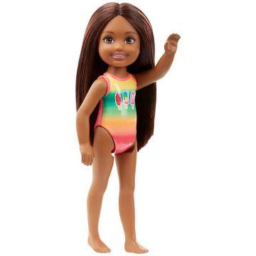 Muñeca Playa Barbie Club Chelsea bañador helados