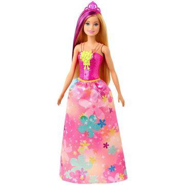 Barbie Dreamtopia Princess Doll, 12-inch, Blonde with Purple Hairstreak