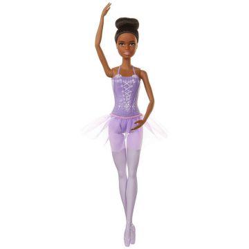 Muñeca Barbie Bailarina morena, Tutú púrpura