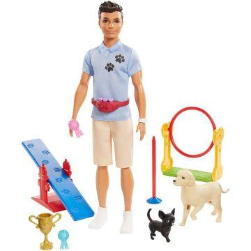 Playset con muñeco Ken entrenador de perros