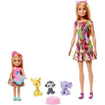 Juego de Barbie y Chelsea  The Lost Birthday  con muñecas Barbie y Chelsea , 3 mascotas y accesorios