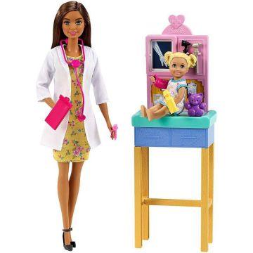 Muñeca Barbie Pediatra Morena