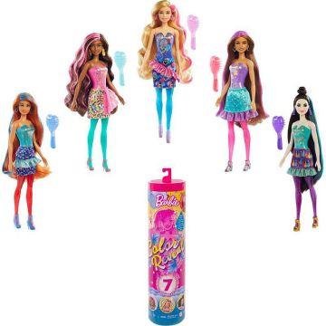 Muñeca Barbie Color Reveal , serie de fiesta, estampado de confeti, 7 sorpresas para niños de 3 años en adelante