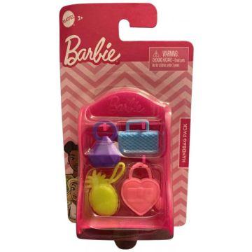 Barbie- Paquete de bolsos - Estante con 4 bolsos
