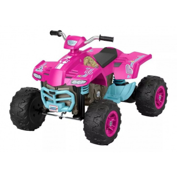 Fisher-Price® Power Wheels® Barbie® Pink Racing ATV