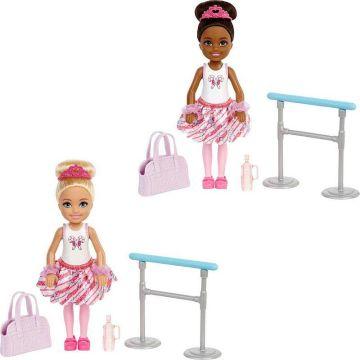 Muñeca Chelsea Ballerina con barra de ballet y accesorios Barbie en el Cascanueces