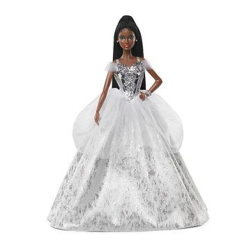 Muñeca Barbie 2021 Holiday, Trenzas Morenas