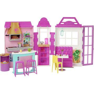 Barbie Cook ‘n Grill Restaurant  Playset con más de 30 piezas
